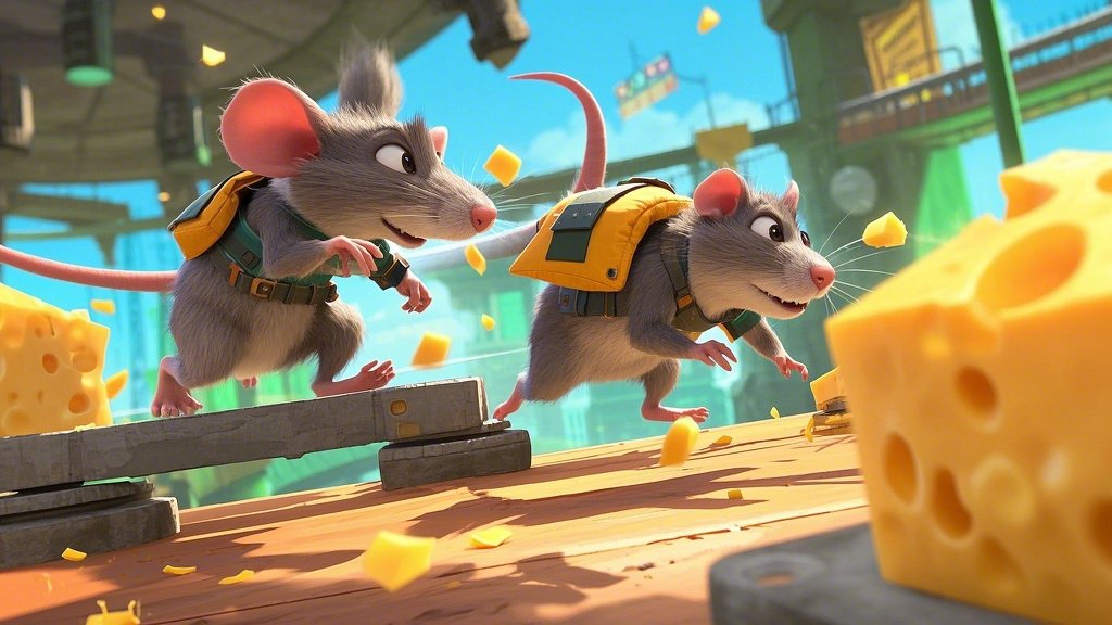 Cheese Chompers 3D Gameplay