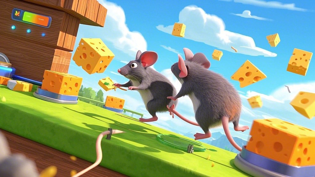 Cheese Chompers 3D Controls